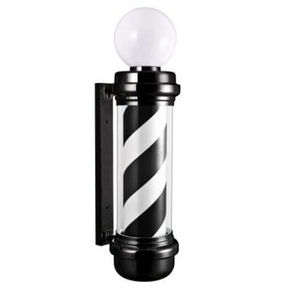 BARBER POLE LUČ PABLO 86cm Črna