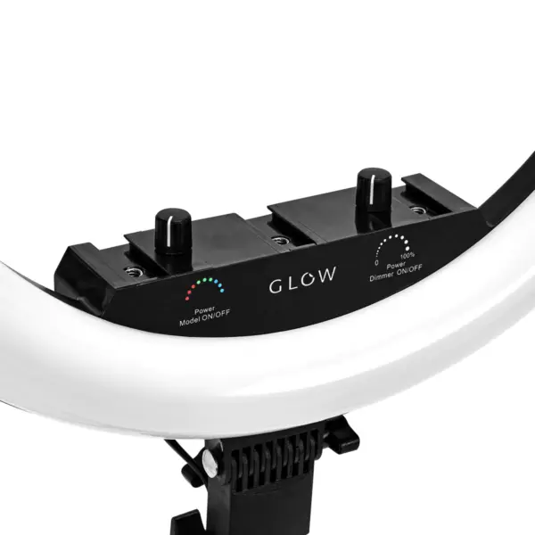 GLOW obročna svetilka 18" RGB bsc s stojalom 45 W - slika 6