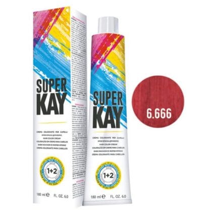 SUPERKAY Barva 180 ML - BIONDO SCURO ROSSO EXTRA INTENSO